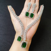 Emerald Green Necklace Set